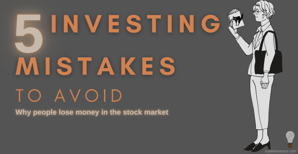 5 investing mistakes to avoid