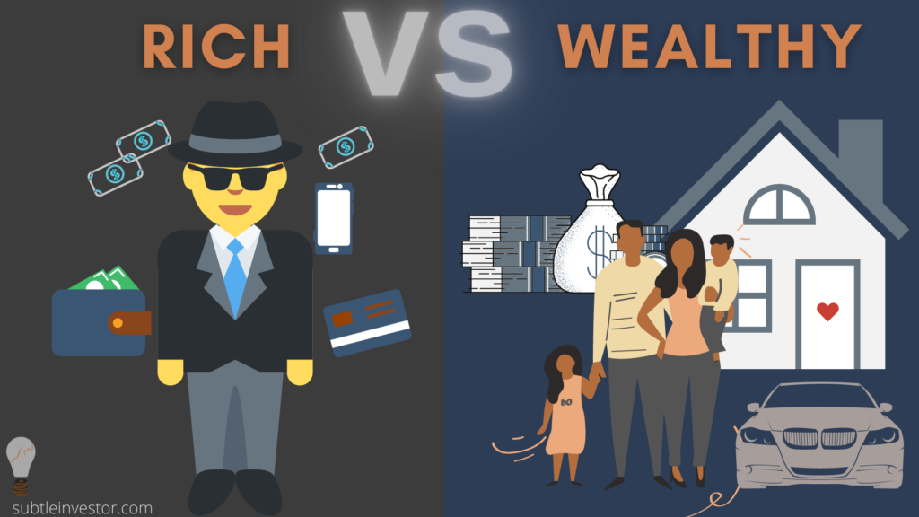 rich vs wealthy