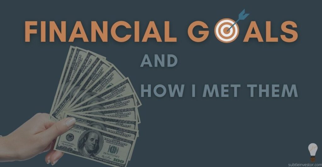 how to meet financial goals